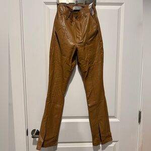Abercrombie & Fitch Women’s Brown Leather Pants